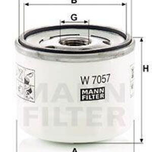 Olejový filtr MANN-FILTER W 7057 W 7057