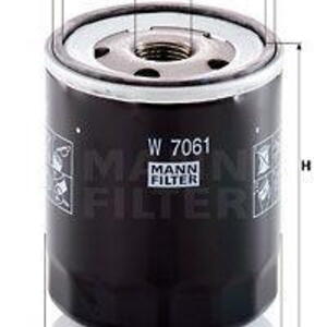 Olejový filtr MANN-FILTER W 7061