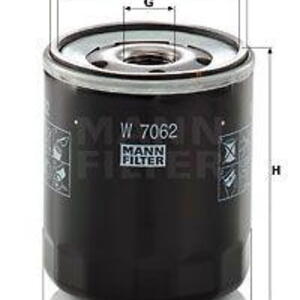 Olejový filtr MANN-FILTER W 7062