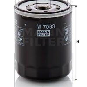 Olejový filtr MANN-FILTER W 7063