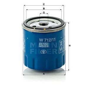 Olejový filtr MANN-FILTER W 712/11