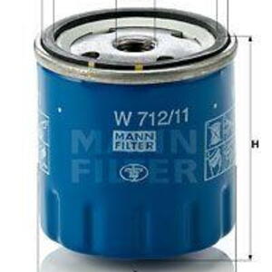 Olejový filtr MANN-FILTER W 712/11 W 712/11