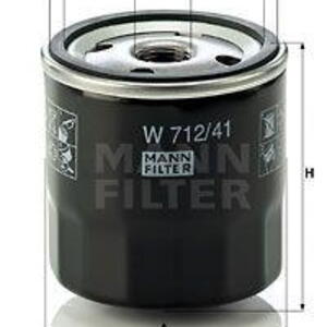 Olejový filtr MANN-FILTER W 712/41