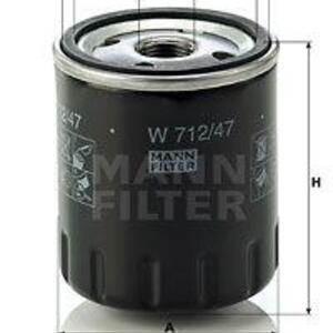 Olejový filtr MANN-FILTER W 712/47