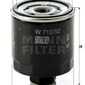 Olejový filtr MANN-FILTER W 712/52