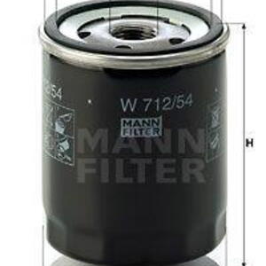 Olejový filtr MANN-FILTER W 712/54