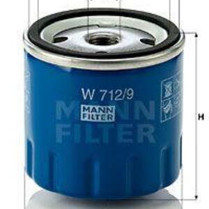 Olejový filtr MANN-FILTER W 712/9