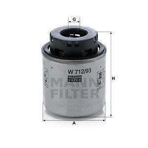 Olejový filtr MANN-FILTER W 712/93