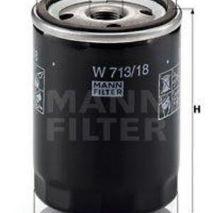 Olejový filtr MANN-FILTER W 713/18