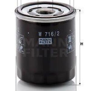 Olejový filtr MANN-FILTER W 716/2
