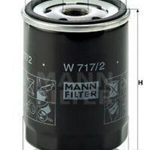 Olejový filtr MANN-FILTER W 717/2 W 717/2