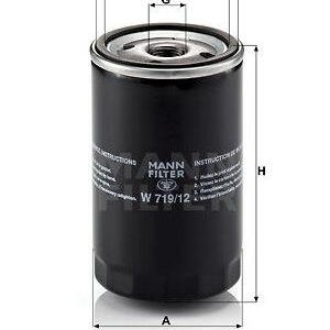 Olejový filtr MANN-FILTER W 719/12