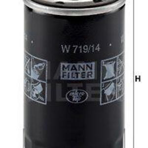 Olejový filtr MANN-FILTER W 719/14