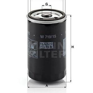 Olejový filtr MANN-FILTER W 719/15