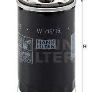 Olejový filtr MANN-FILTER W 719/15