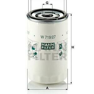 Olejový filtr MANN-FILTER W 719/27