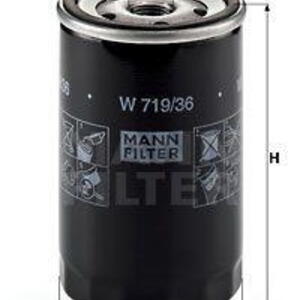 Olejový filtr MANN-FILTER W 719/36