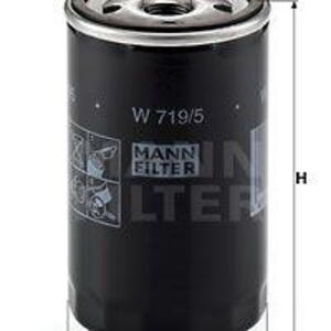 Olejový filtr MANN-FILTER W 719/5