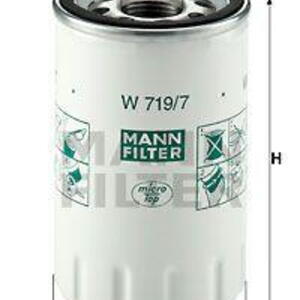 Olejový filtr MANN-FILTER W 719/7