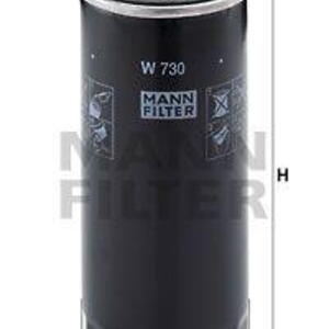 Olejový filtr MANN-FILTER W 730 W 730