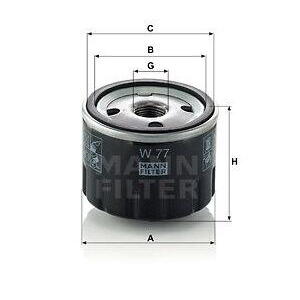 Olejový filtr MANN-FILTER W 77