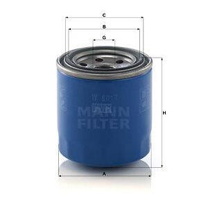 Olejový filtr MANN-FILTER W 8017
