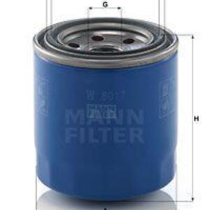 Olejový filtr MANN-FILTER W 8017