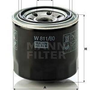 Olejový filtr MANN-FILTER W 811/80