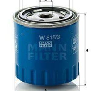 Olejový filtr MANN-FILTER W 815/3
