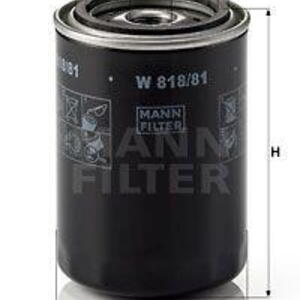 Olejový filtr MANN-FILTER W 818/81