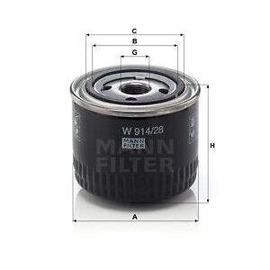 Olejový filtr MANN-FILTER W 914/28