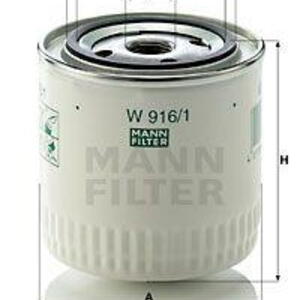 Olejový filtr MANN-FILTER W 916/1