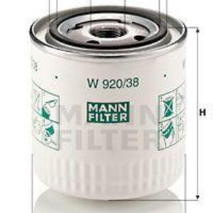 Olejový filtr MANN-FILTER W 920/38
