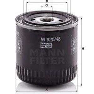 Olejový filtr MANN-FILTER W 920/48