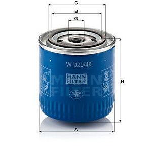 Olejový filtr MANN-FILTER W 920/48