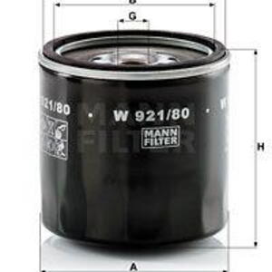Olejový filtr MANN-FILTER W 921/80