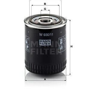 Olejový filtr MANN-FILTER W 930/11