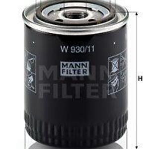 Olejový filtr MANN-FILTER W 930/20 W 930/20