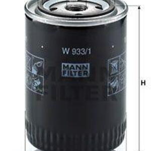 Olejový filtr MANN-FILTER W 933/1