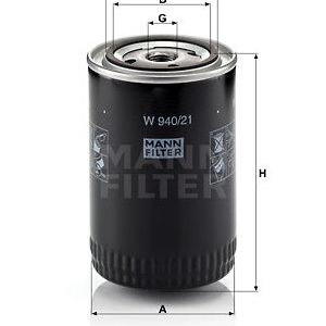 Olejový filtr MANN-FILTER W 940/21