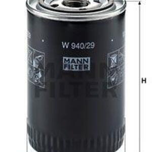 Olejový filtr MANN-FILTER W 940/29