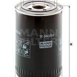 Olejový filtr MANN-FILTER W 940/34 W 940/34