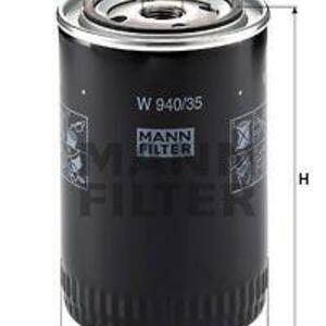 Olejový filtr MANN-FILTER W 940/35