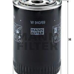 Olejový filtr MANN-FILTER W 940/69 W 940/69