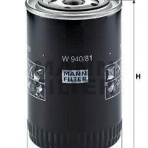 Olejový filtr MANN-FILTER W 940/81