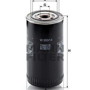 Olejový filtr MANN-FILTER W 950/14