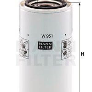 Olejový filtr MANN-FILTER W 951