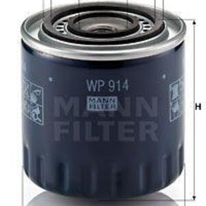 Olejový filtr MANN-FILTER WP 914