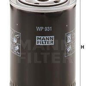 Olejový filtr MANN-FILTER WP 931