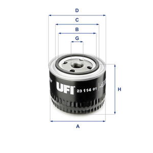 Olejový filtr UFI 23.114.01